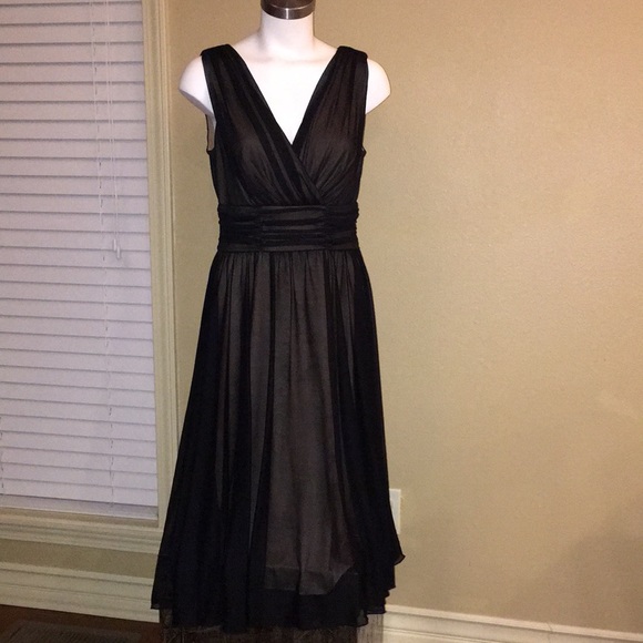 blue halter dress maxi Mirella Plunge Neck Lace-detail slip dress - Size:Us Size 16W brown leather skirt